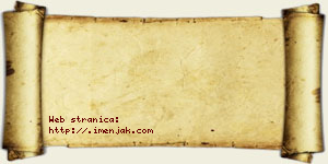 Isidora Rajčić vizit kartica